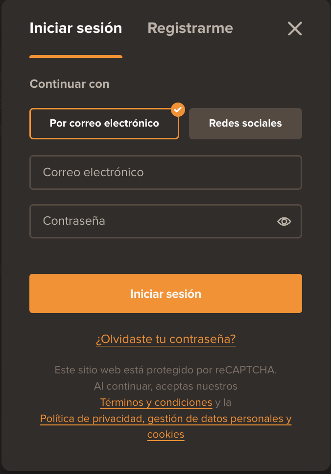 Iniciar sesión en Sol Casino